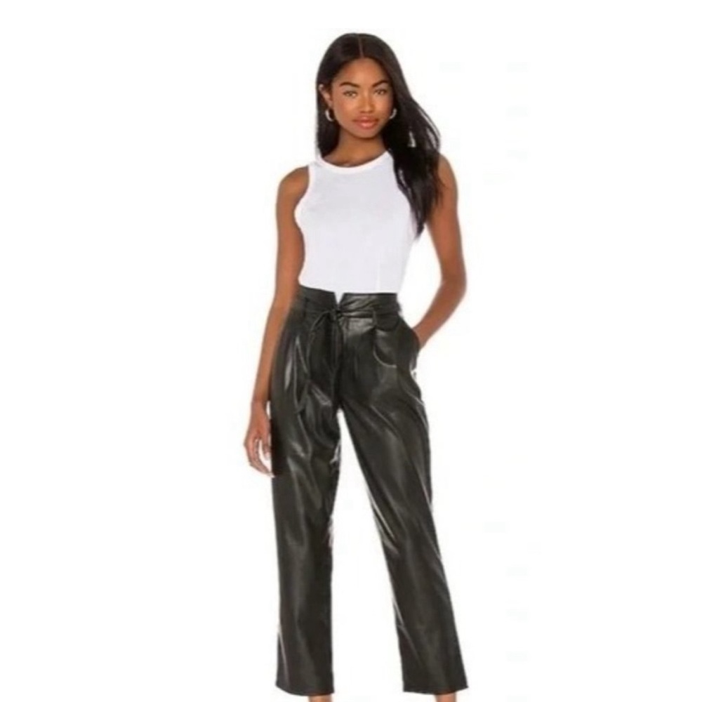 Paige Denim Melila Vegan Leather Pant.